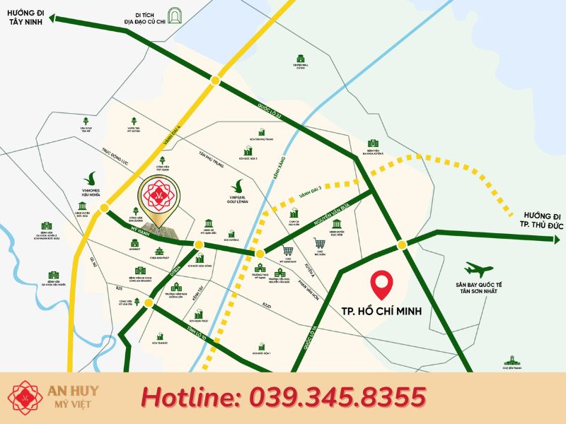vị trí khu đô thị an huy mỹ việt